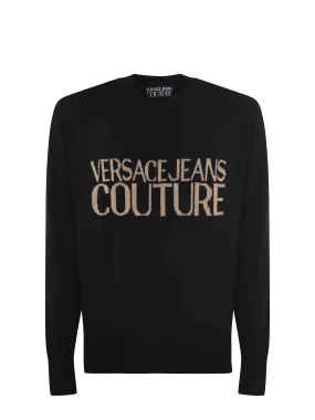 73GAFM01/CM06HK42 BLACK VERSACE MEN SWEATER