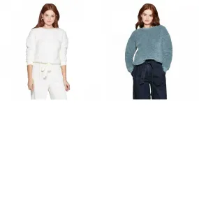 A New Day Women's Crewneck Sherpa Pullover Sweater