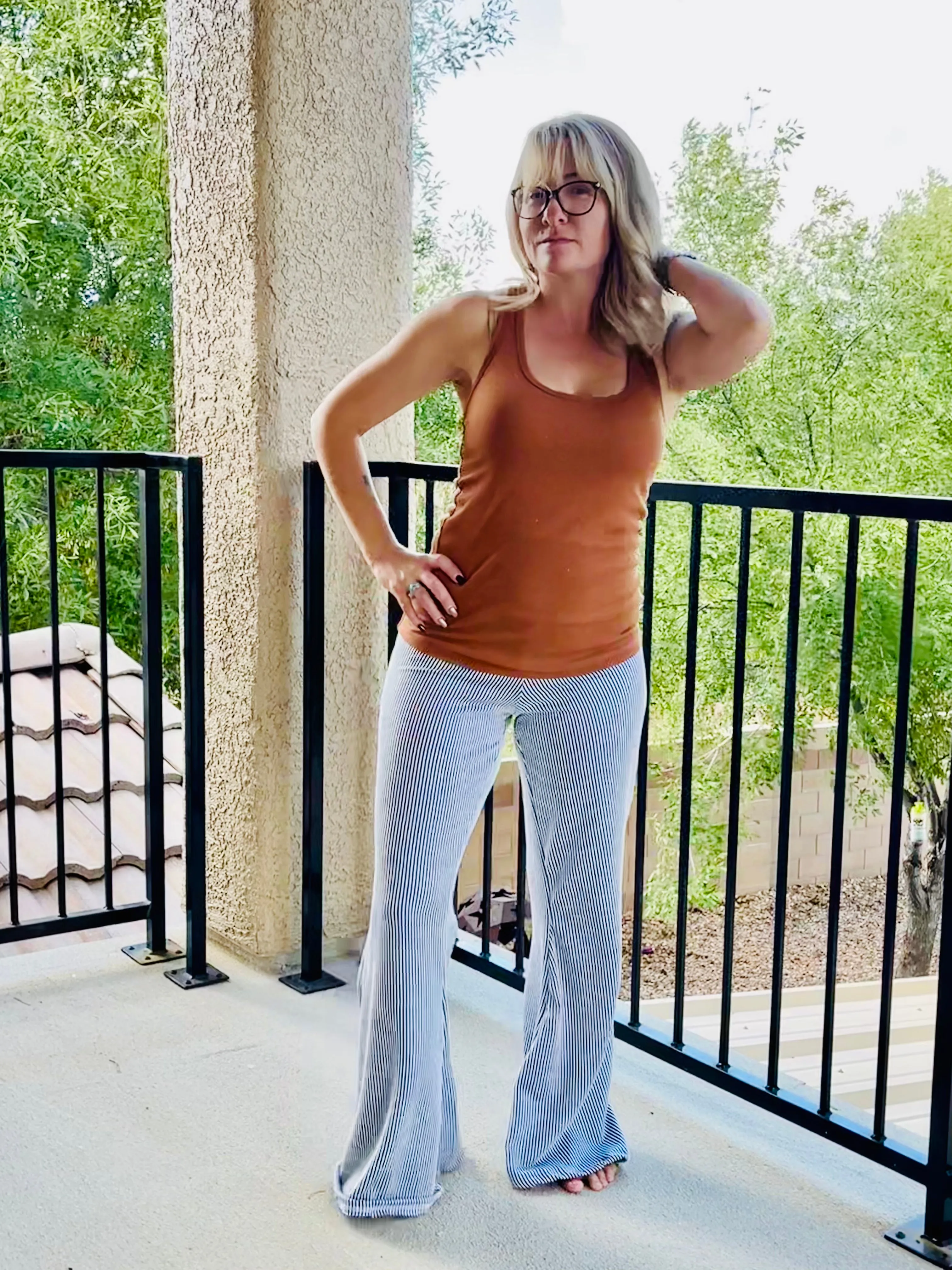Adult Daphne Bell, Wide Leg and Flare Pants Digital Sewing Pattern Sizes 0-32