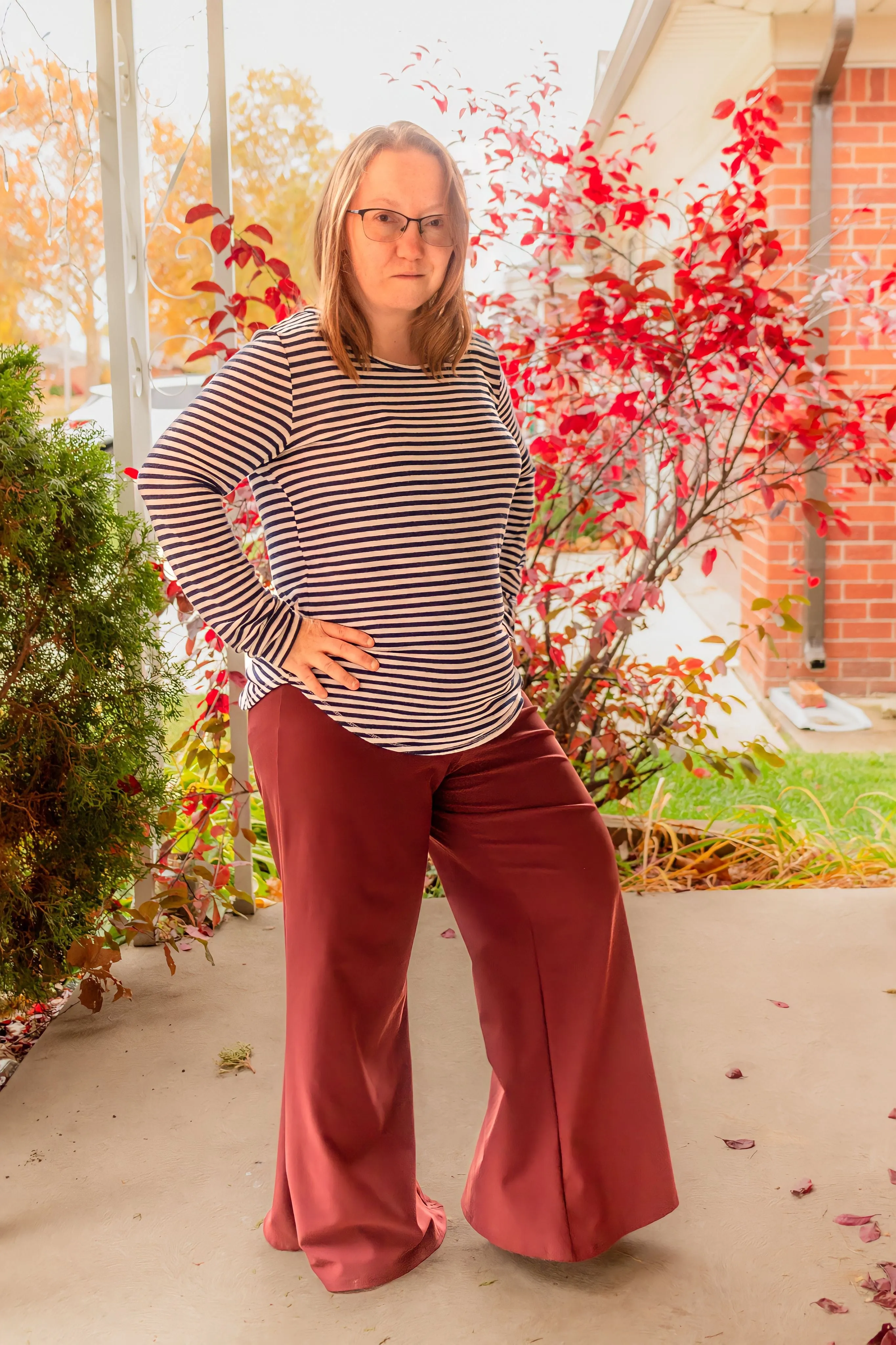 Adult Daphne Bell, Wide Leg and Flare Pants Digital Sewing Pattern Sizes 0-32