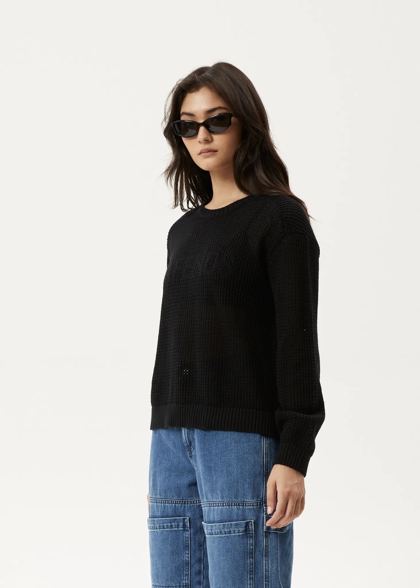 AFENDS Womens Ryder - Knit Jumper - Black