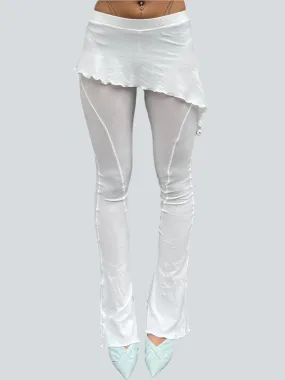 Alice leggings. Low Rise. White