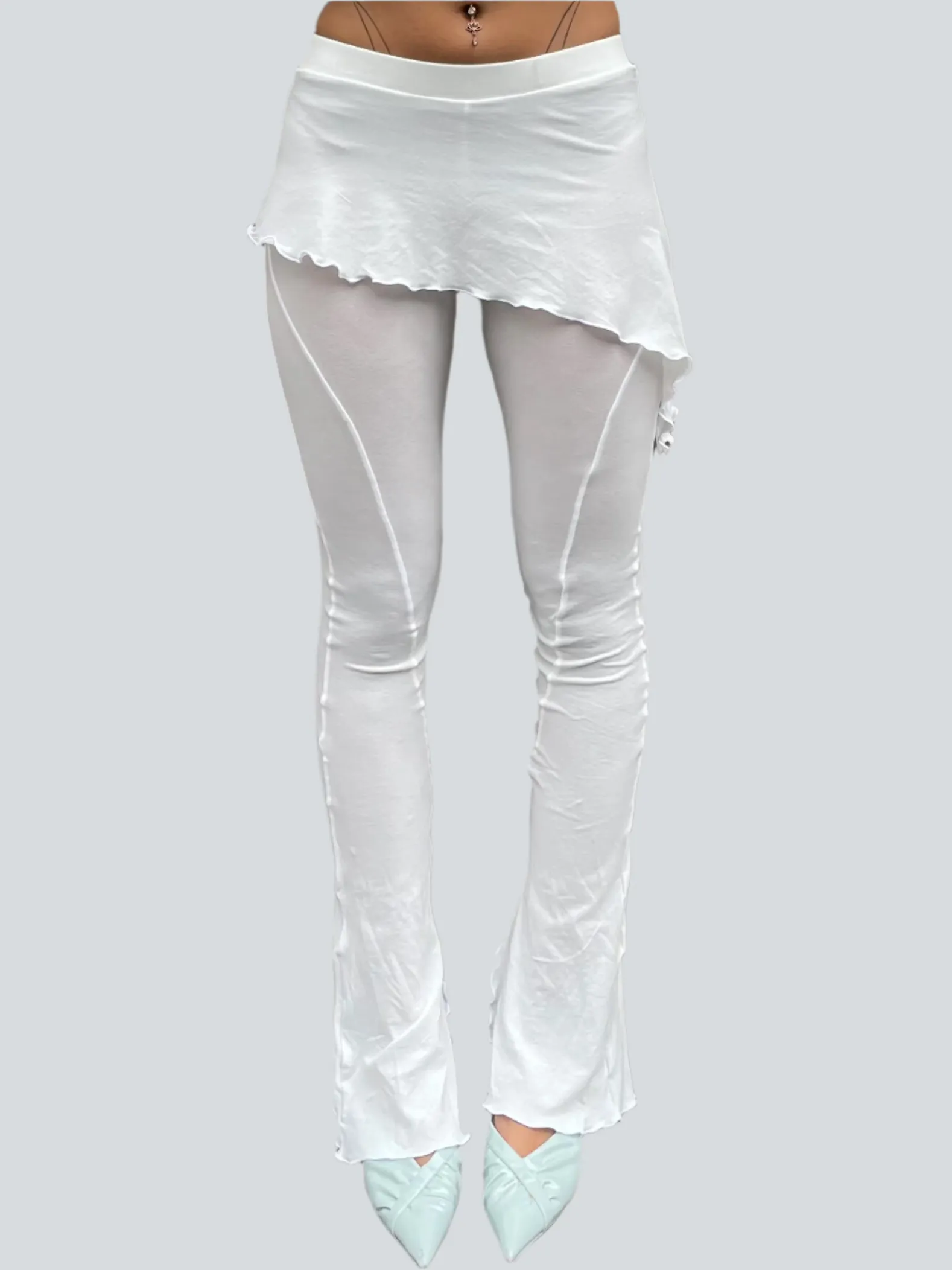 Alice leggings. Low Rise. White