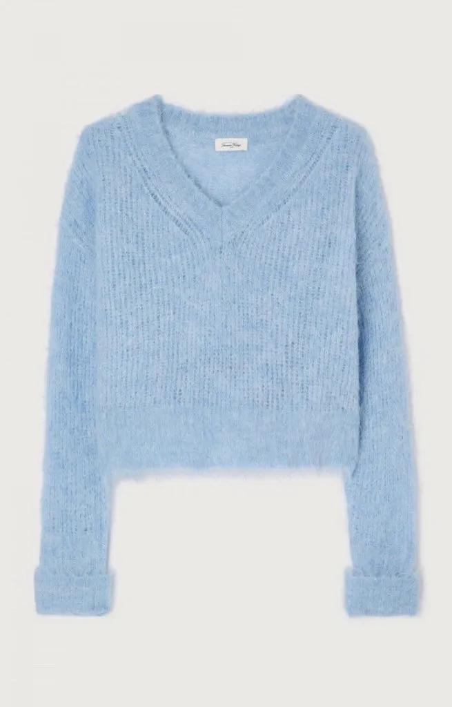 American Vintage - Bymi V Neck Sweater- BYM18AE