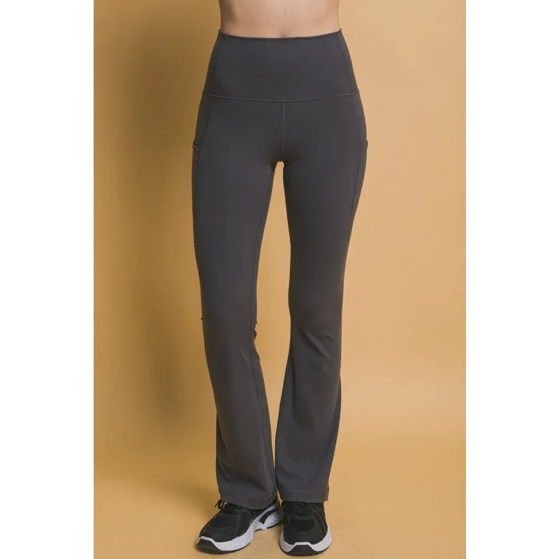 Ari Dark Gray High Waist Leggings