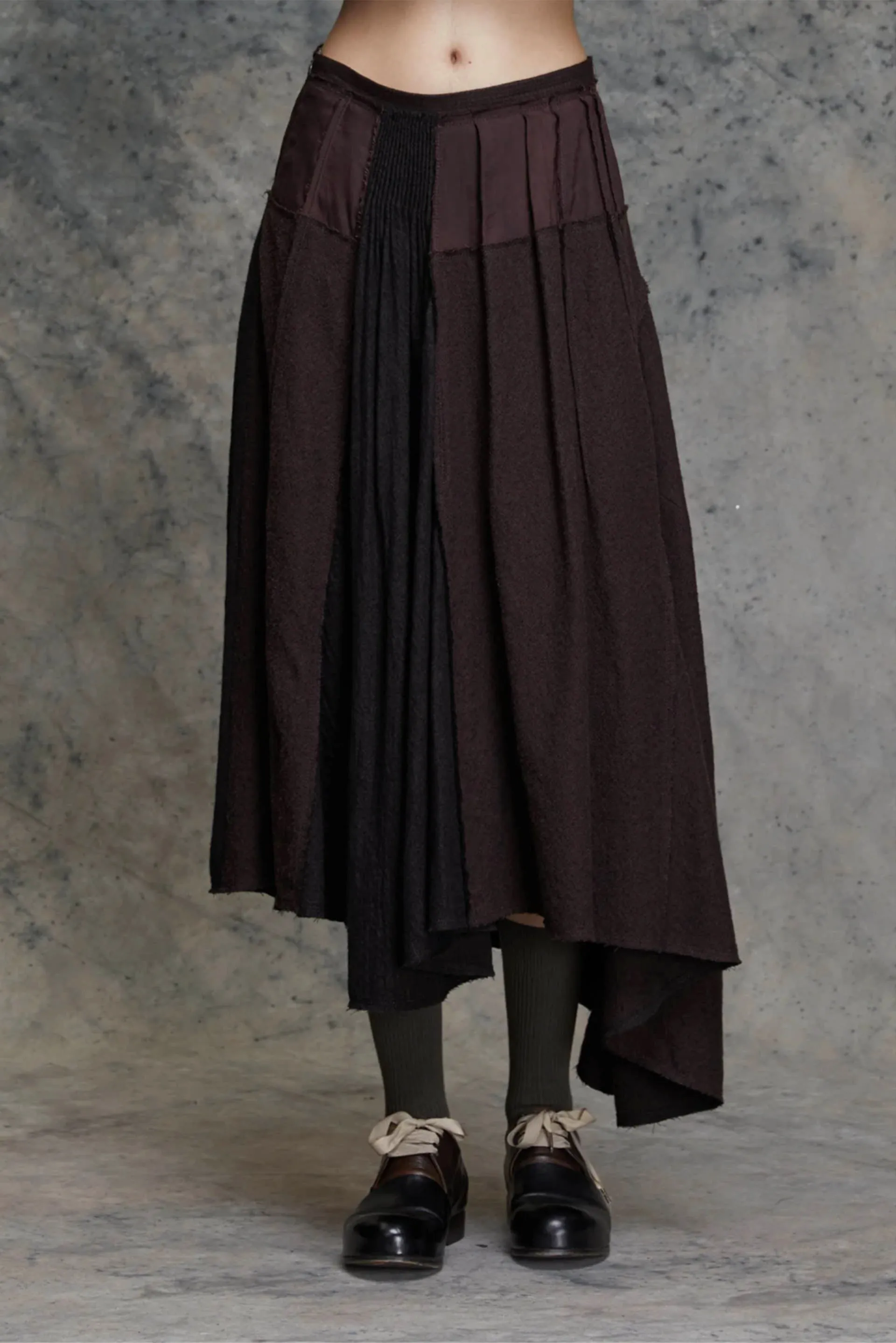 Asymmetric Long Skirt