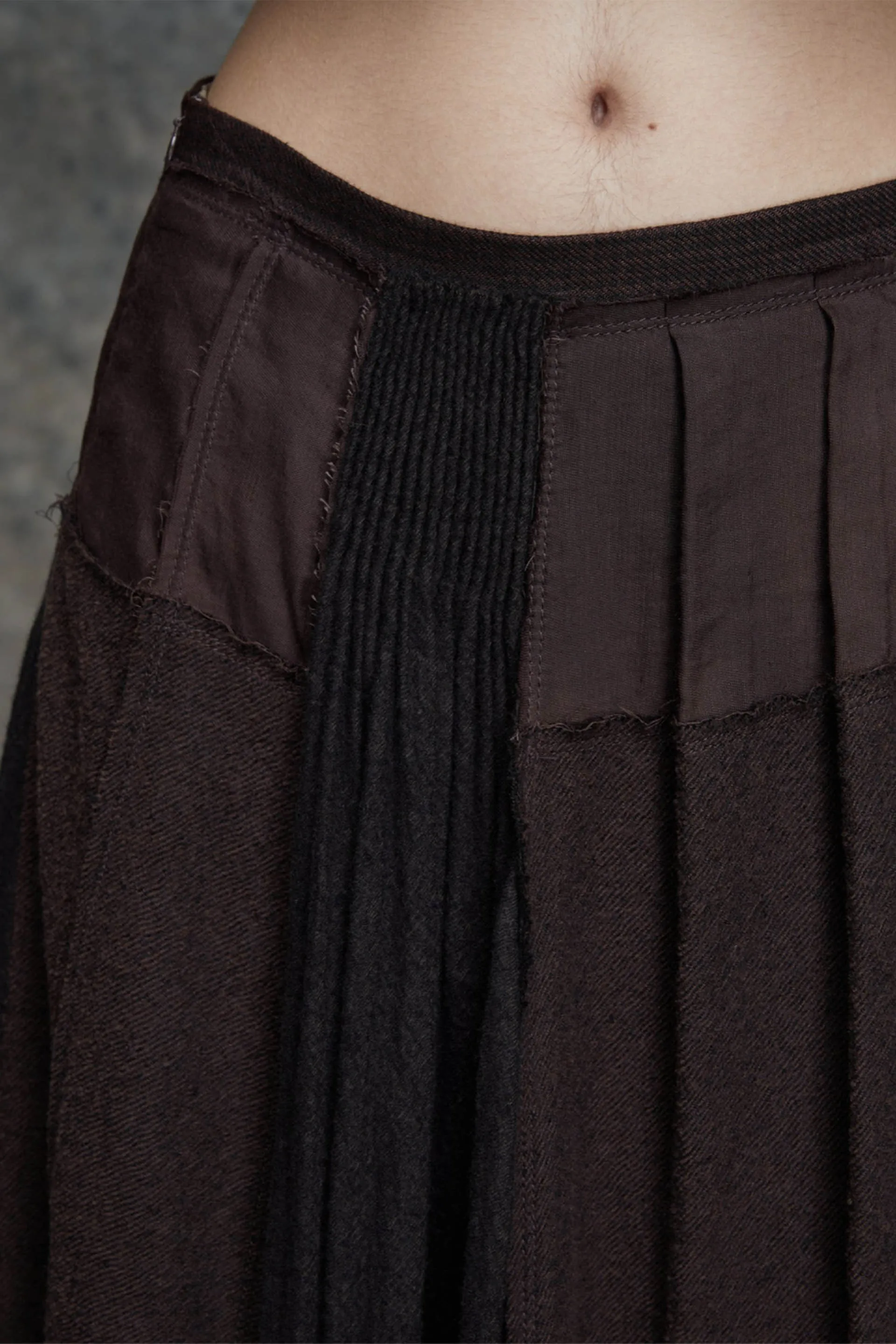 Asymmetric Long Skirt