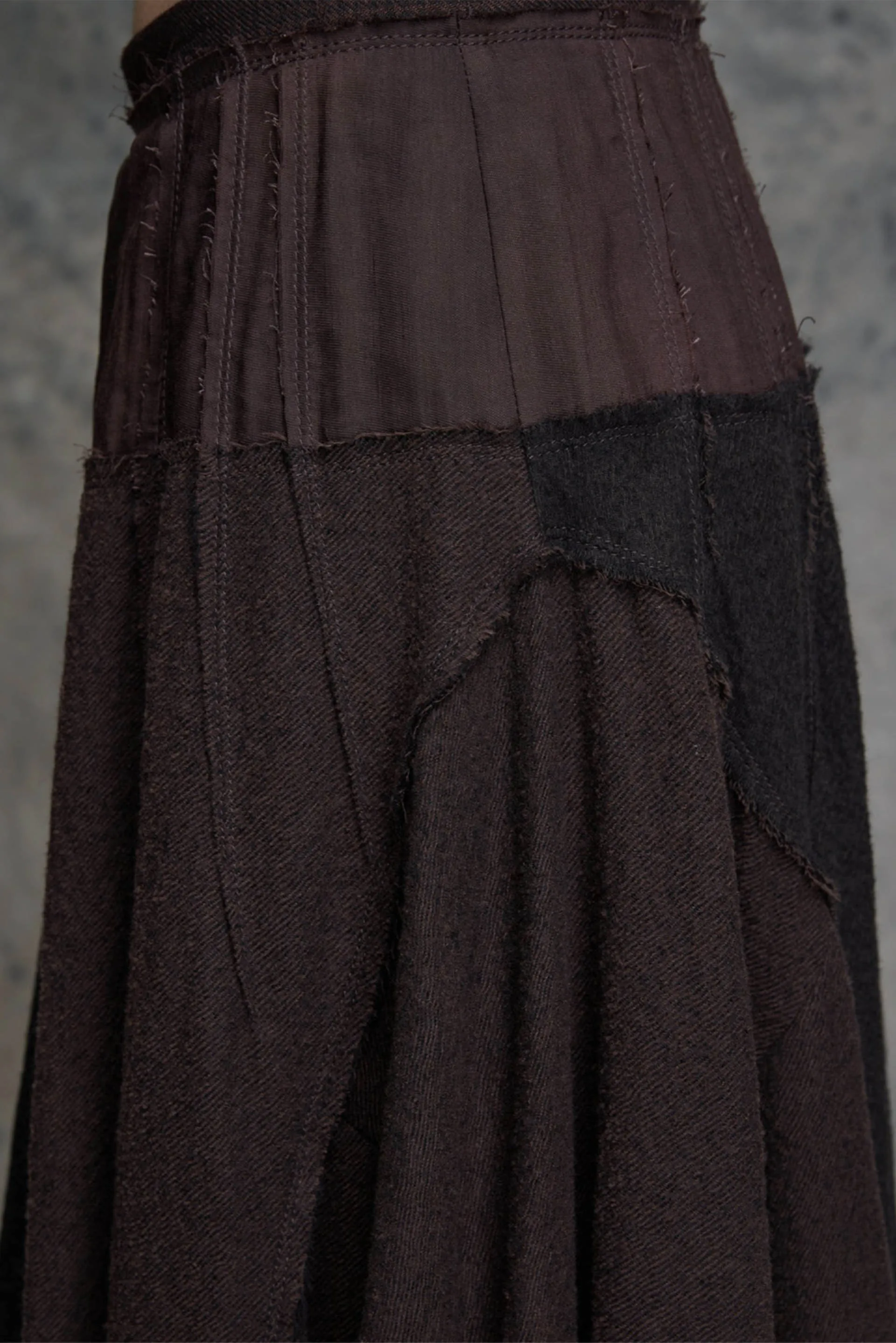Asymmetric Long Skirt