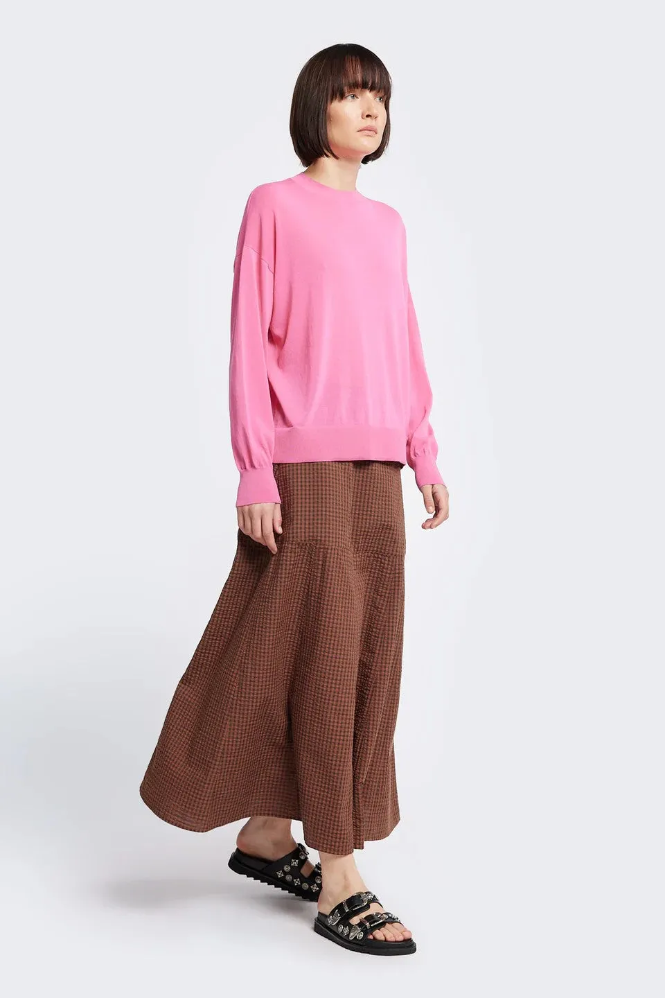 Aurum Sheer Sweater in Pink