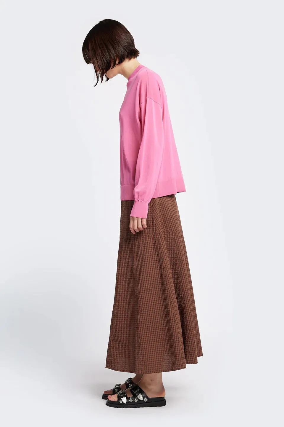 Aurum Sheer Sweater in Pink