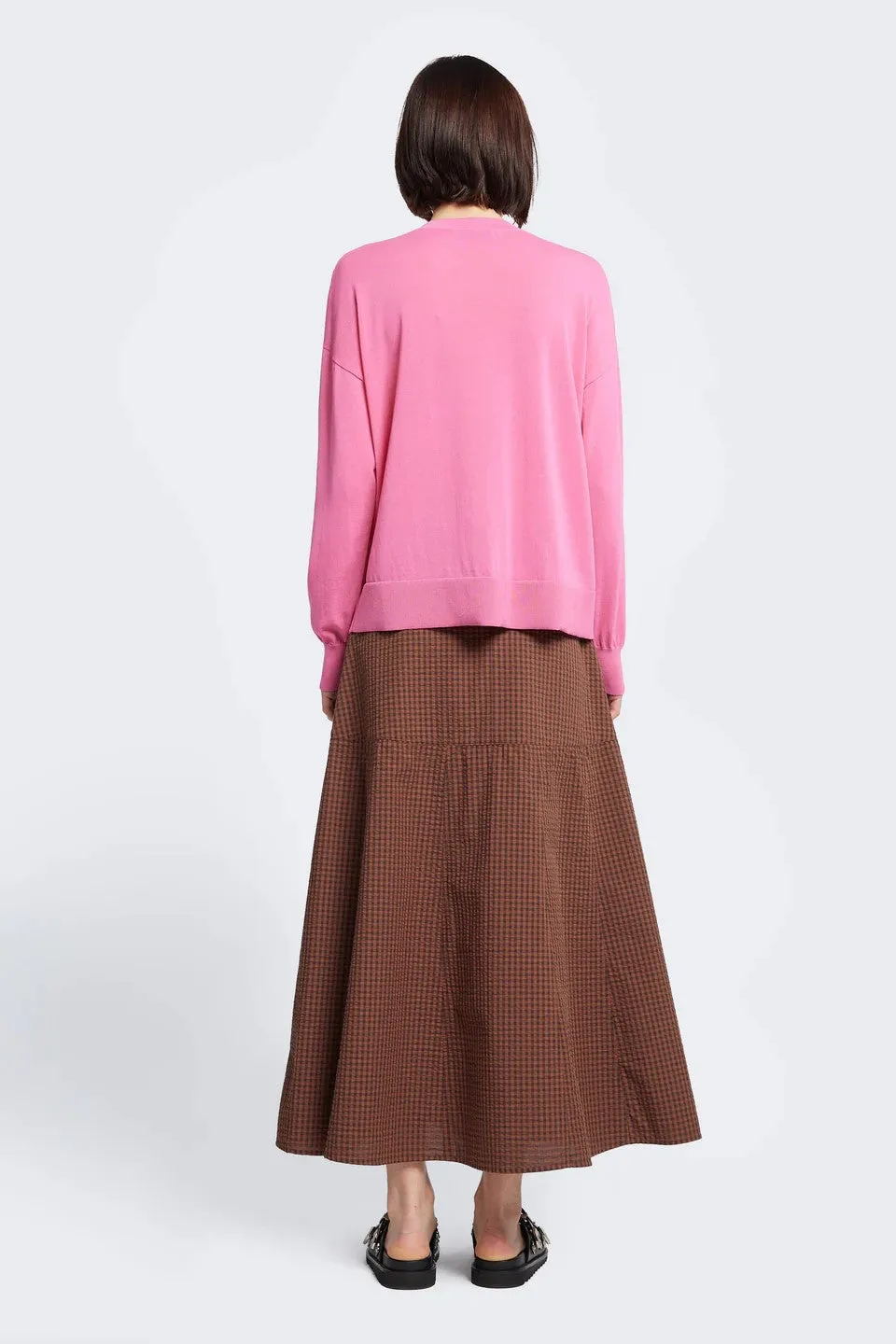 Aurum Sheer Sweater in Pink