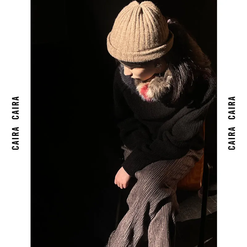 Australian wool turtleneck sweater_N80740