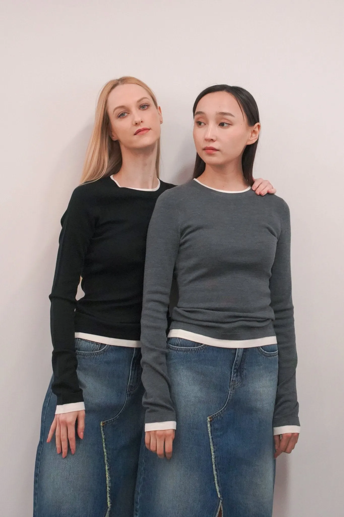 BABA wool top (Grey)