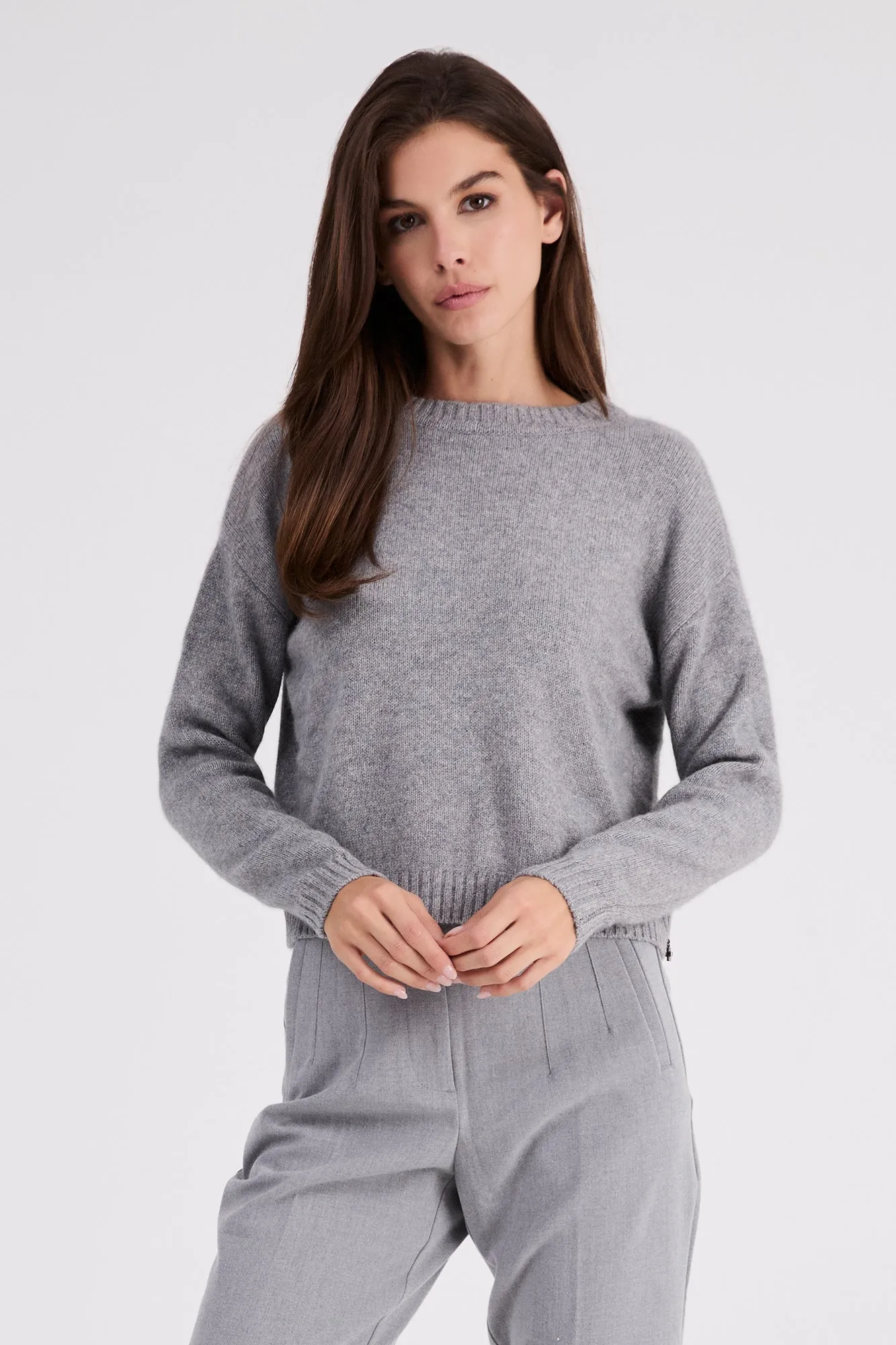   Beryll Holly Cashmere Sweater | Pebble Gray