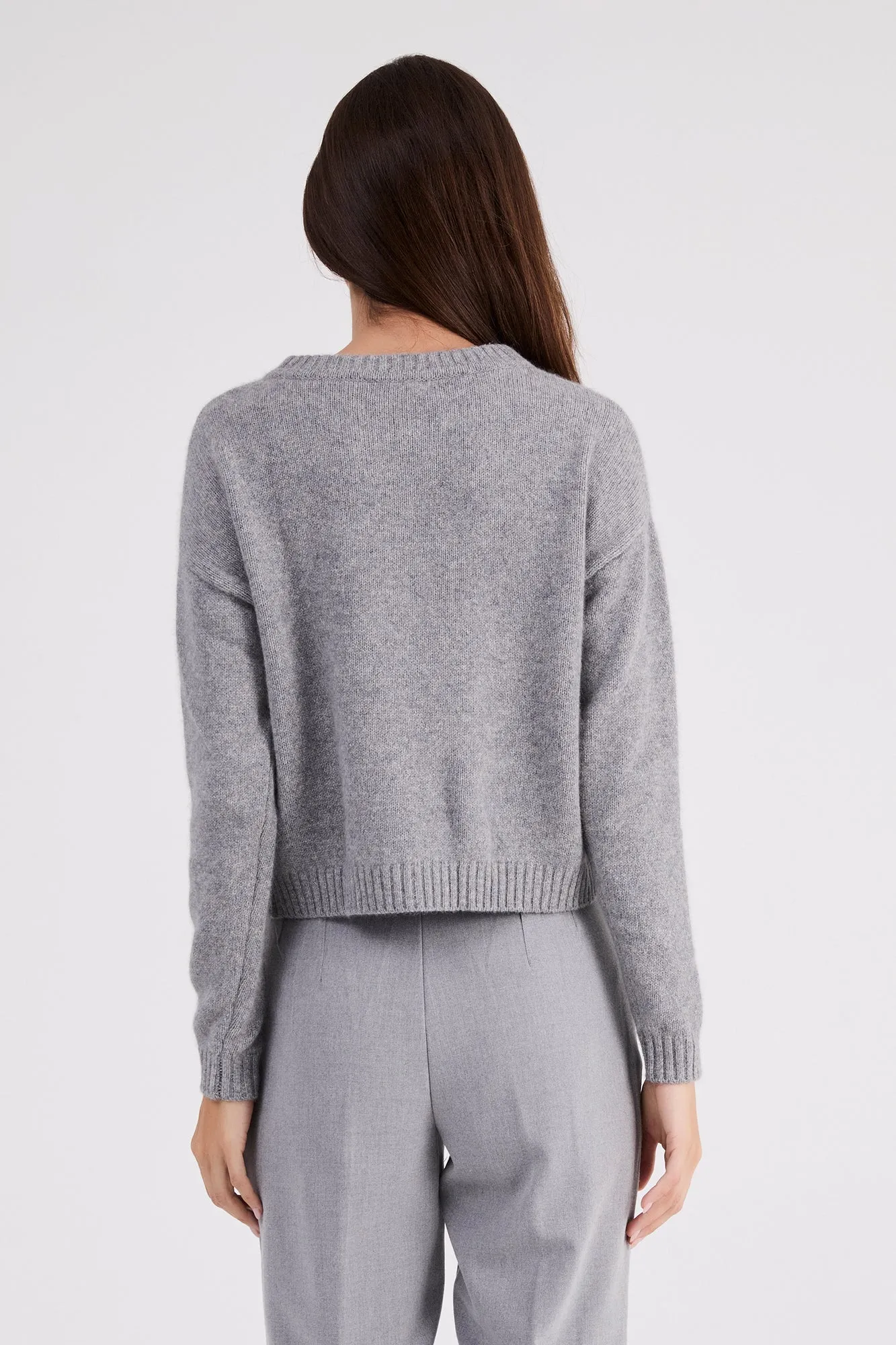   Beryll Holly Cashmere Sweater | Pebble Gray