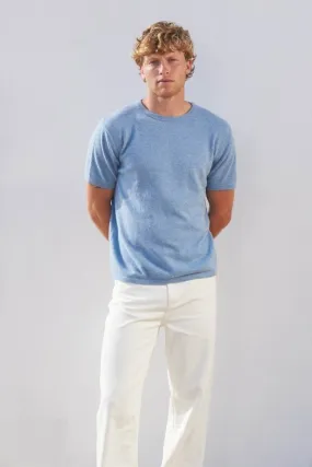  Beryll Matteo Cashmere Shirt | Ocean Blue