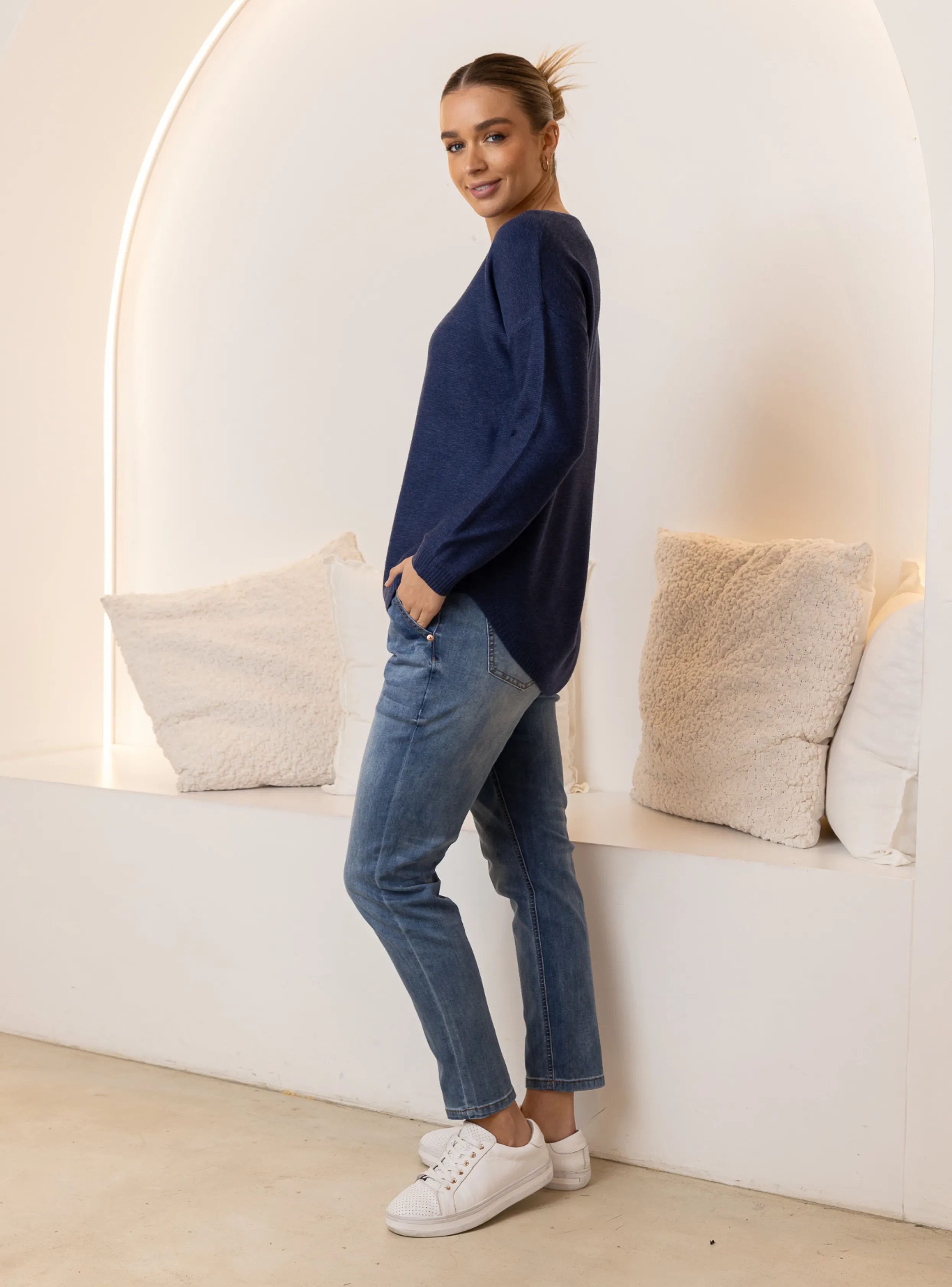 BIRCH KNIT - Indigo