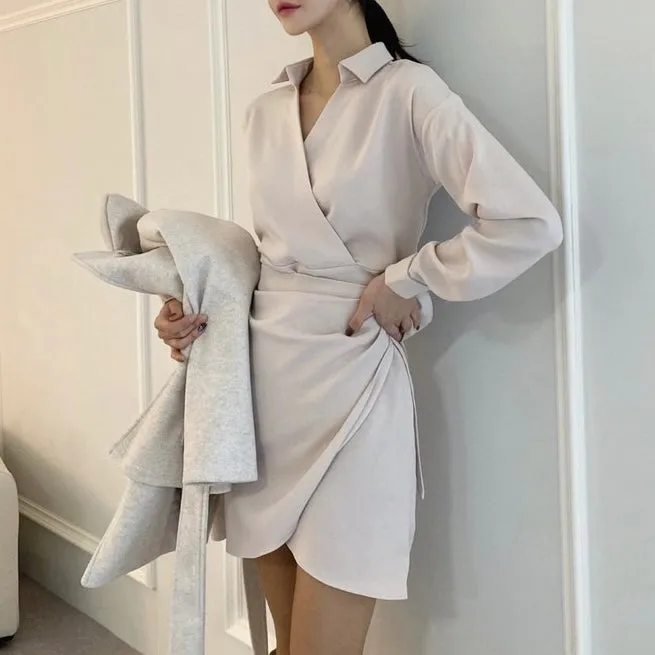 Biz Wrap Dress