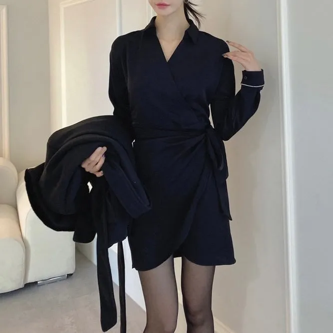 Biz Wrap Dress