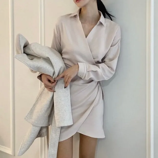 Biz Wrap Dress