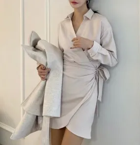 Biz Wrap Dress