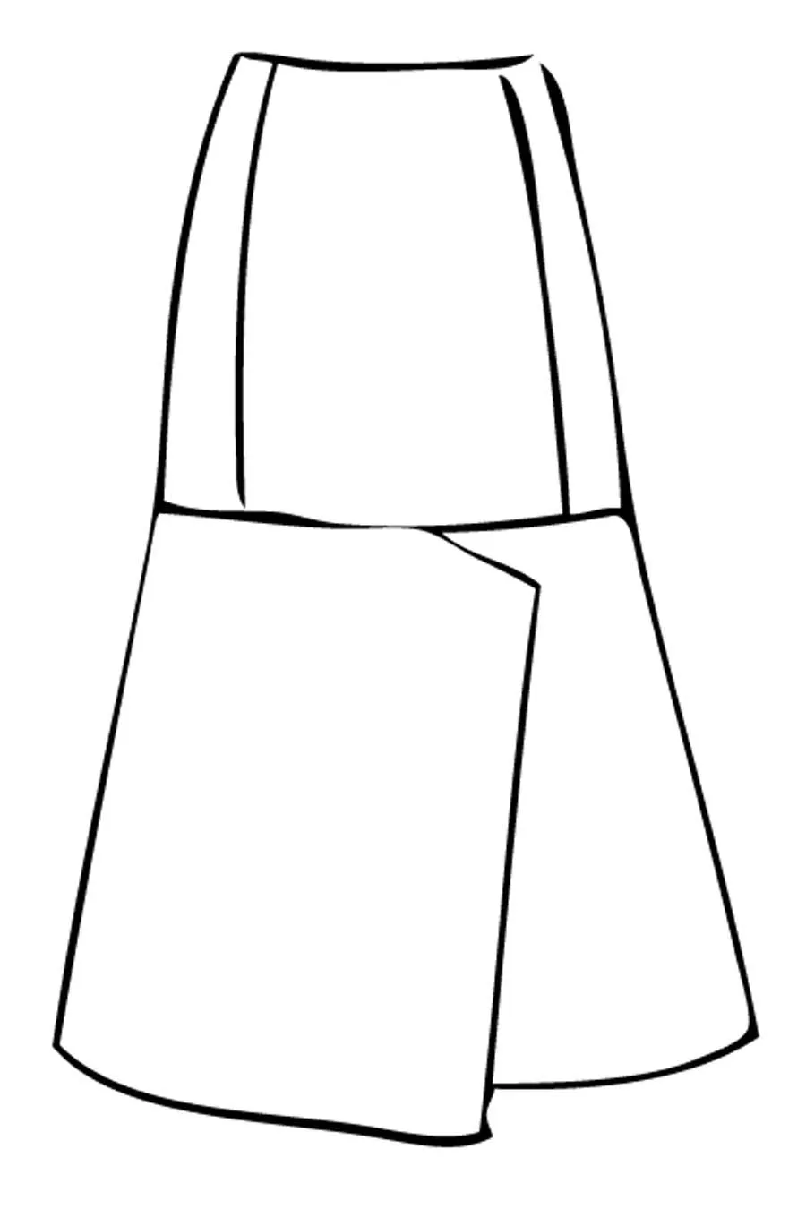 Border Knit Comet Skirt - last one!