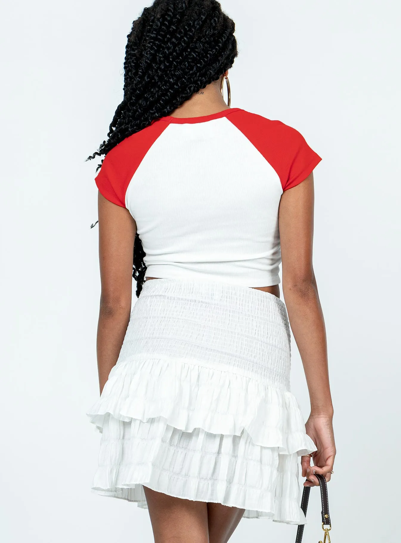 Cailyn Mini Skirt White