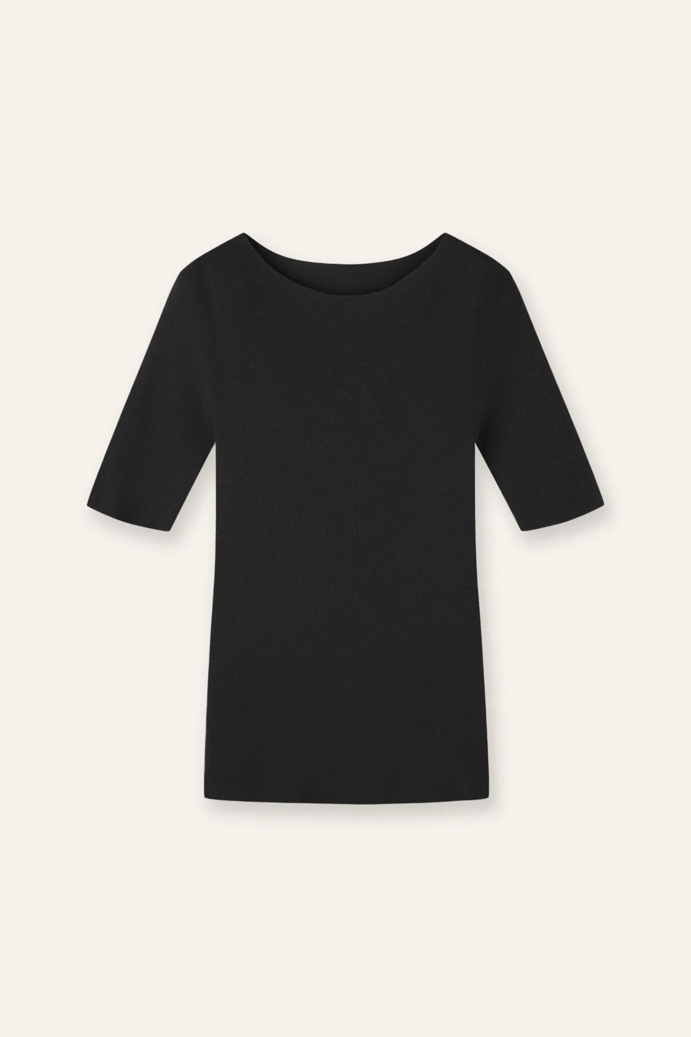 Carol superfine merino wool top (Black)