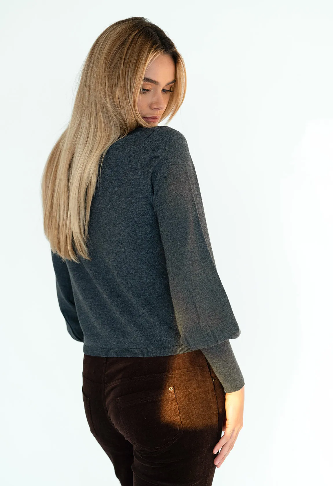 Chelsea Top in Charcoal