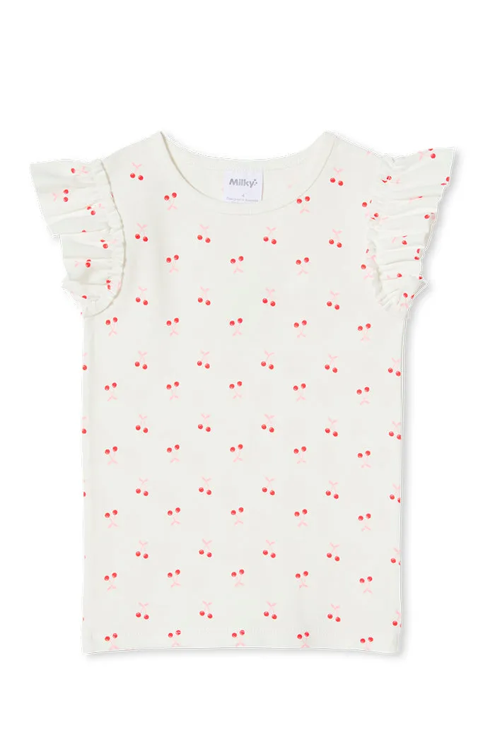 CHERRY RIB TEE