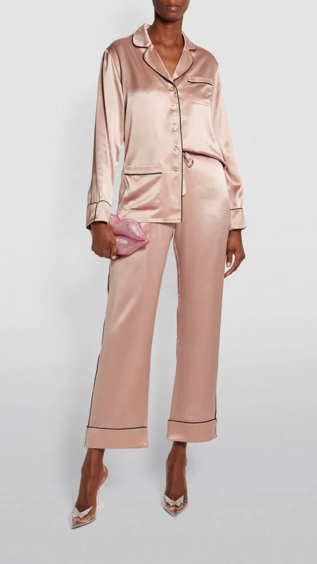 'Coco' Silk Pajama Set