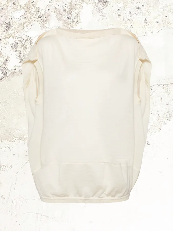 Comme des Garçons crew-neck wool top