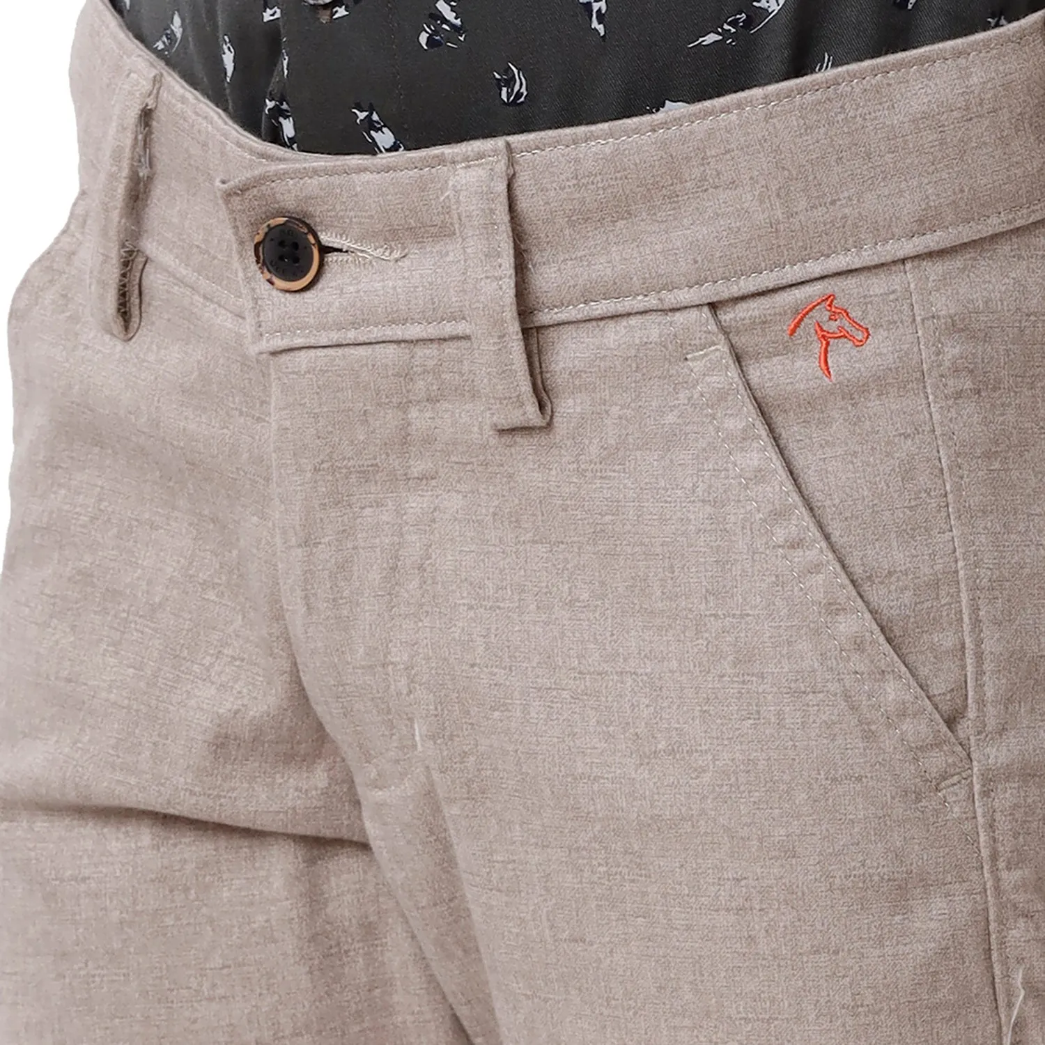 CP BRO BOYS Cotton Solid Slim Fit Light Grey Color Trouser - BBTR S2 01 A