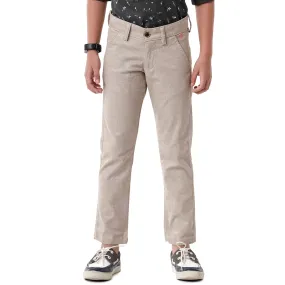 CP BRO BOYS Cotton Solid Slim Fit Light Grey Color Trouser - BBTR S2 01 A