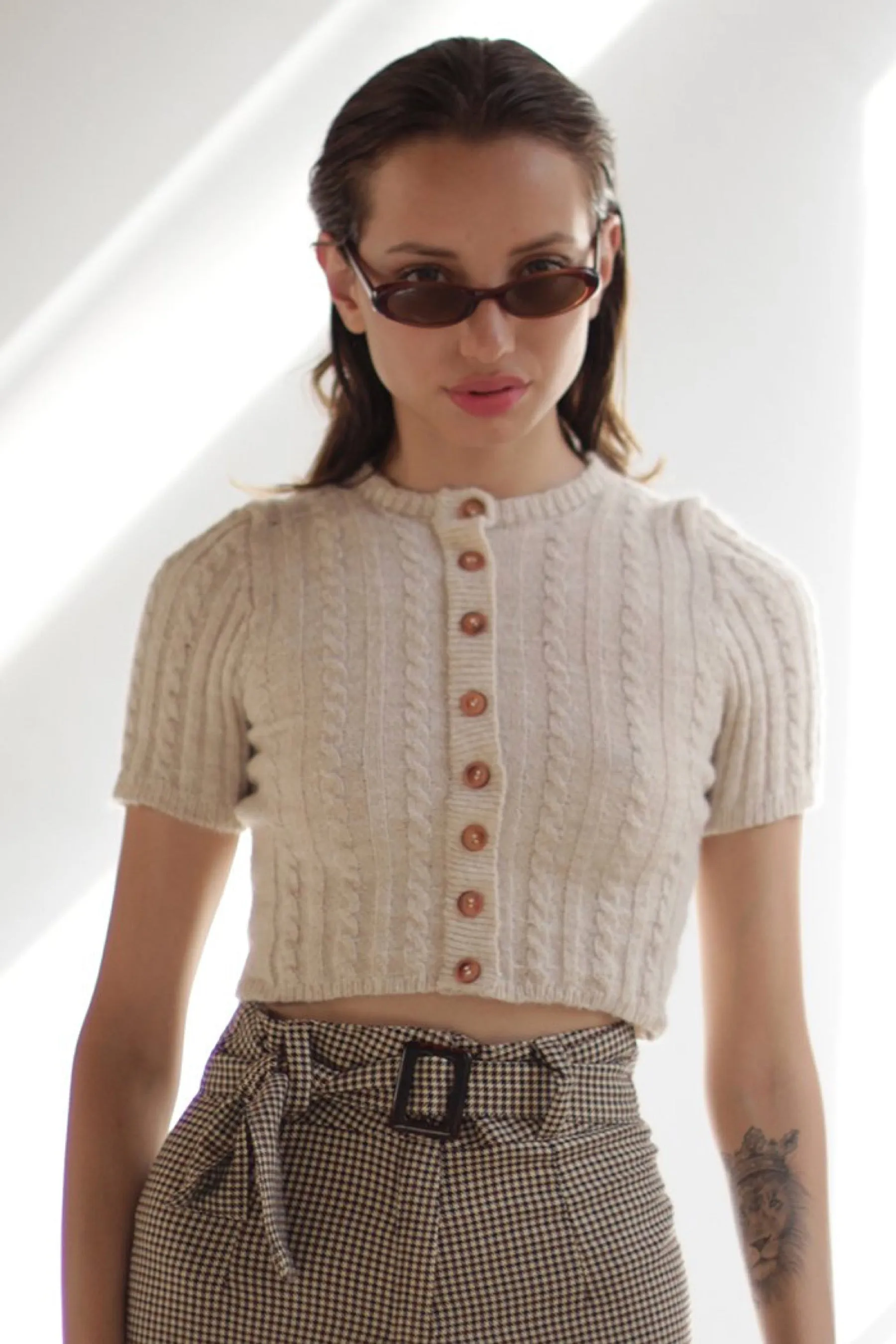 Cream Dalia Top