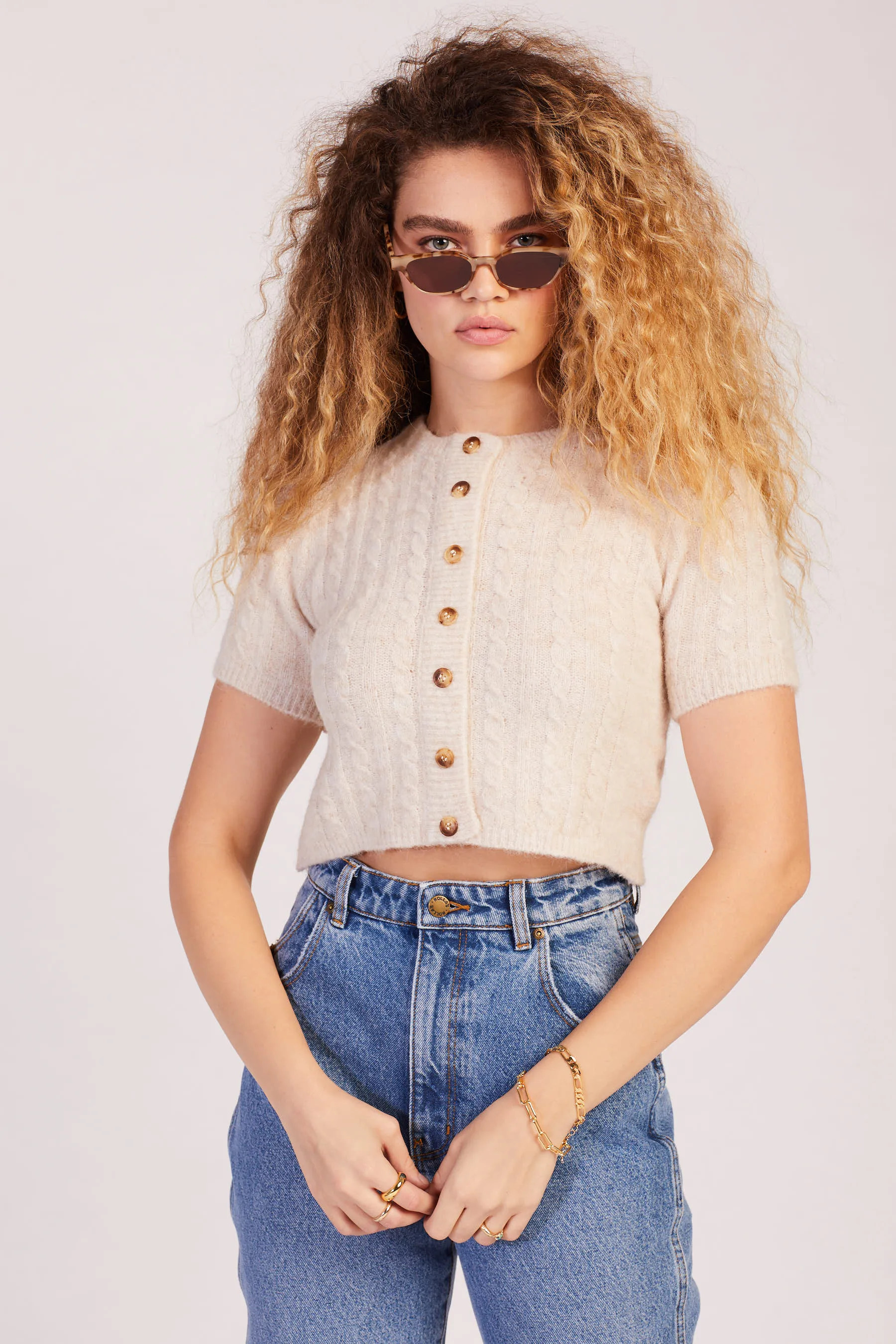 Cream Dalia Top