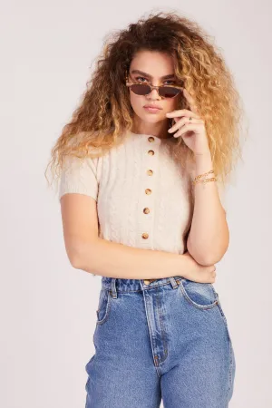 Cream Dalia Top