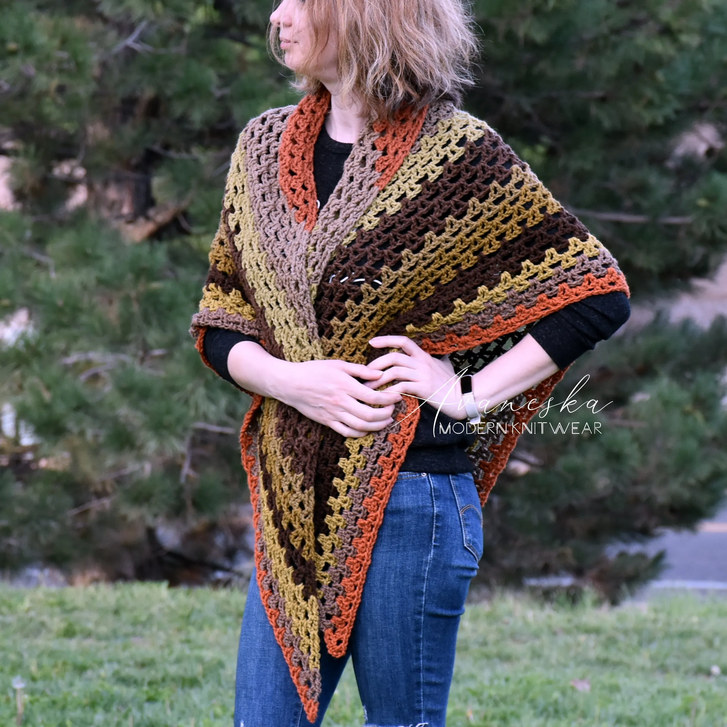 Crochet Triangle Shawl | The ANASAZI