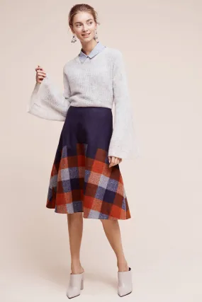 Davi Plaid Skirt