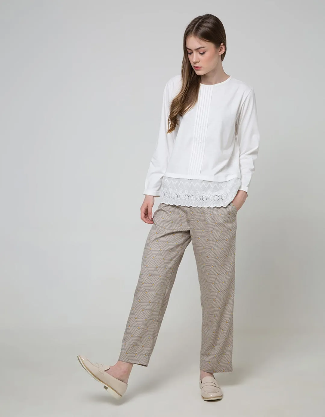 Details Long Pants Coord