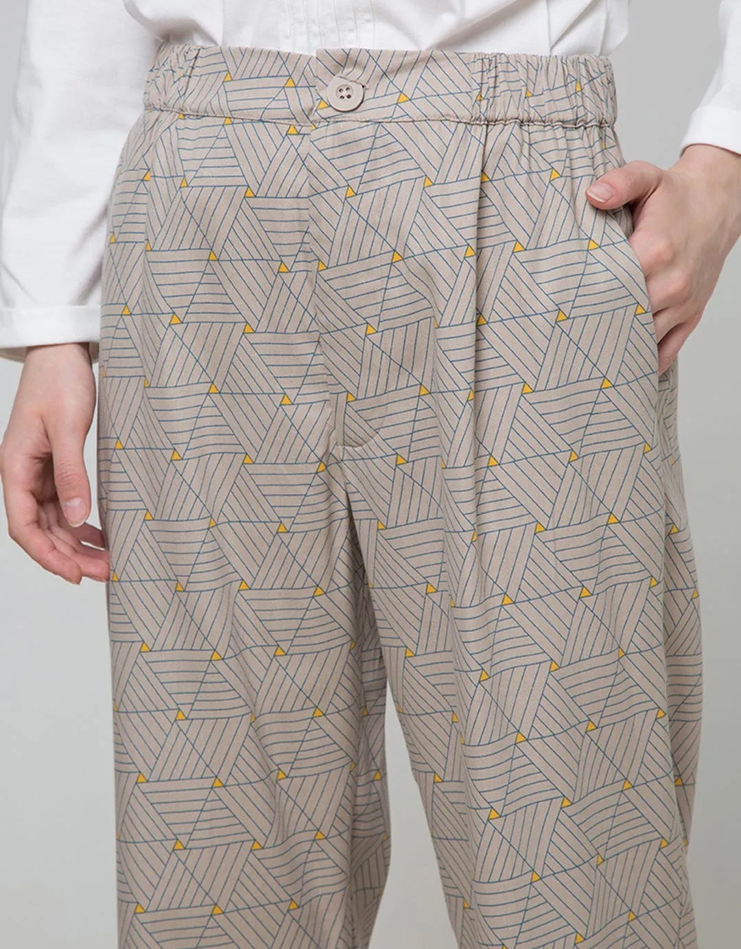Details Long Pants Coord
