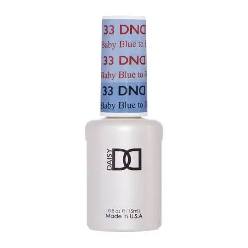 DND Gel Mood - #33 Baby Blue to Blue Ink