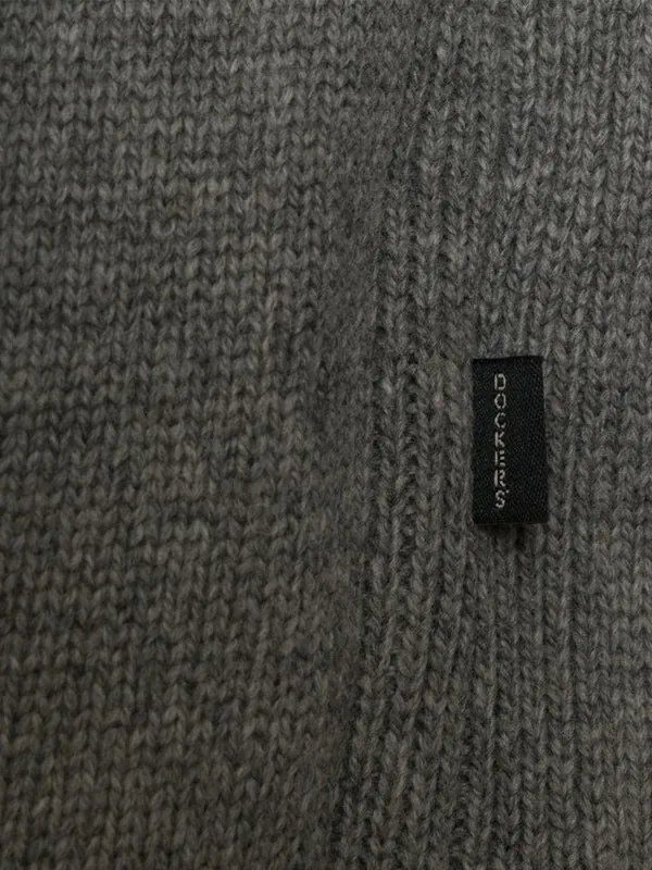 Dockers Grey Regular Fit Turtleneck Sweater