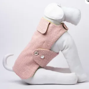 EMMA FIRENZE Pups Double-sided Dog Coat & Raincoat.