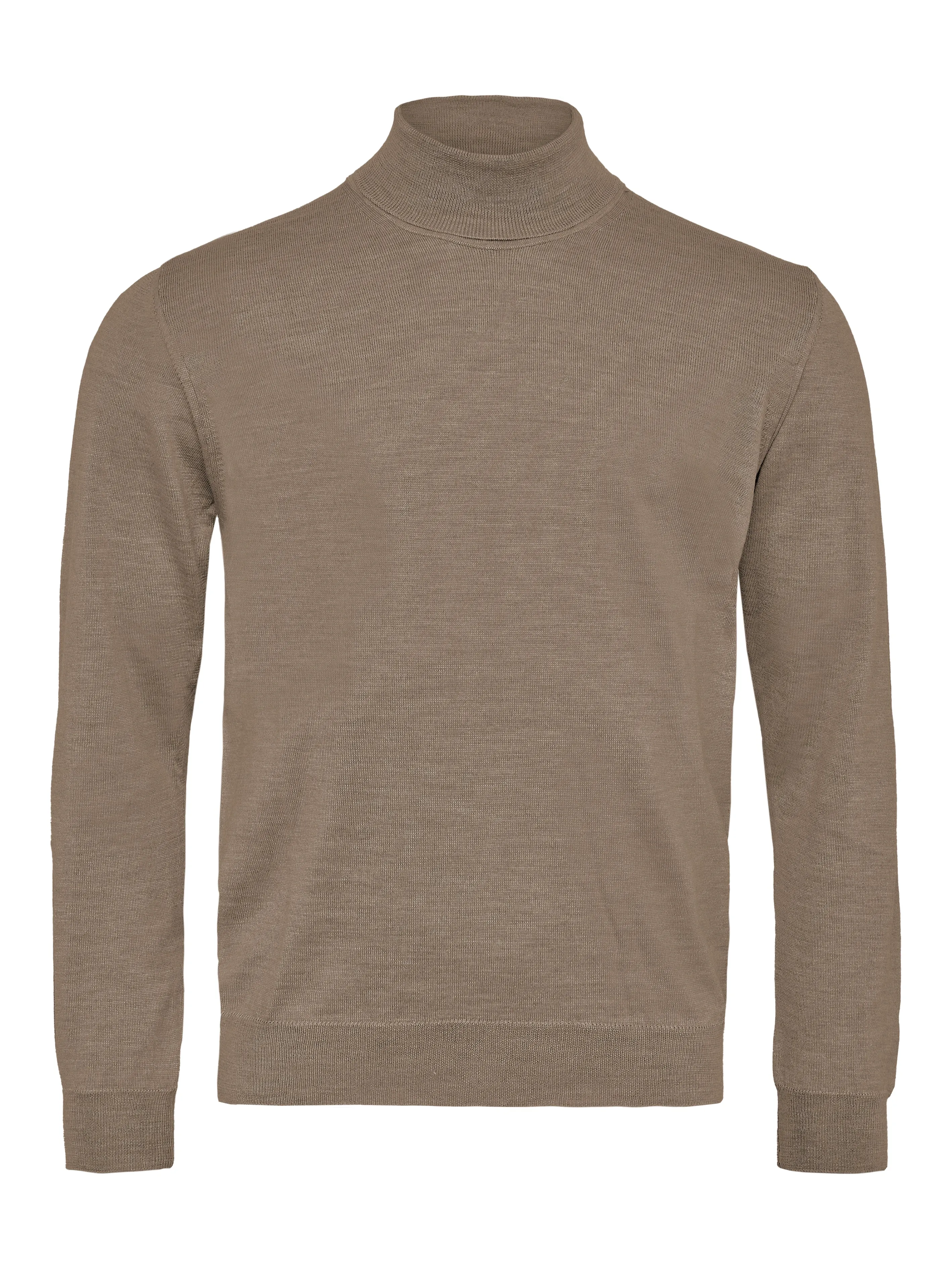 Extra Fine Merino Wool Turtleneck - Ginger