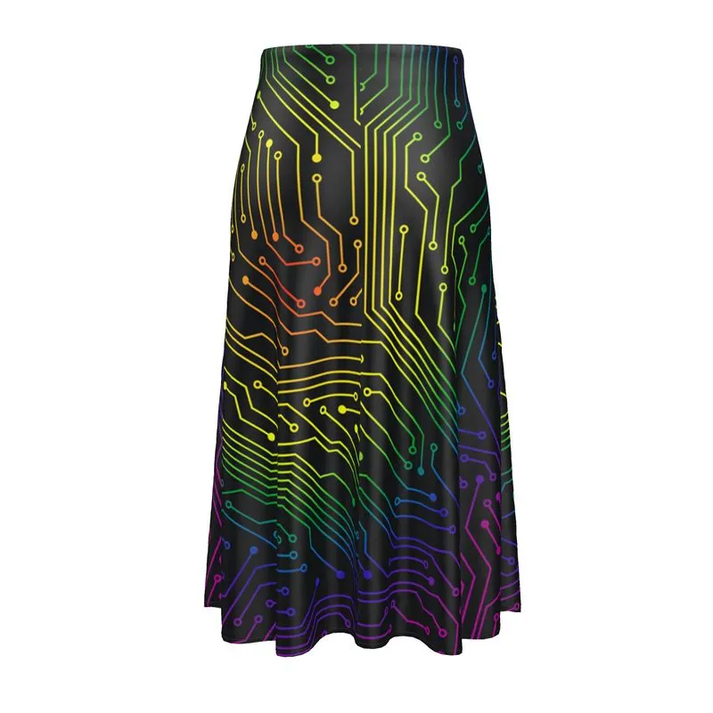 Fashion Circuit Midi Skirt