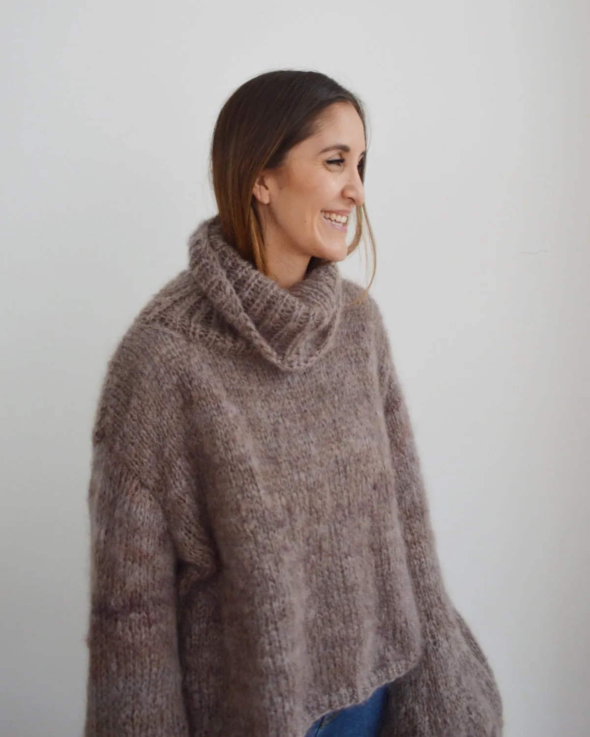 Fluffy Bell Sweater - Downloadable Knitting Pattern