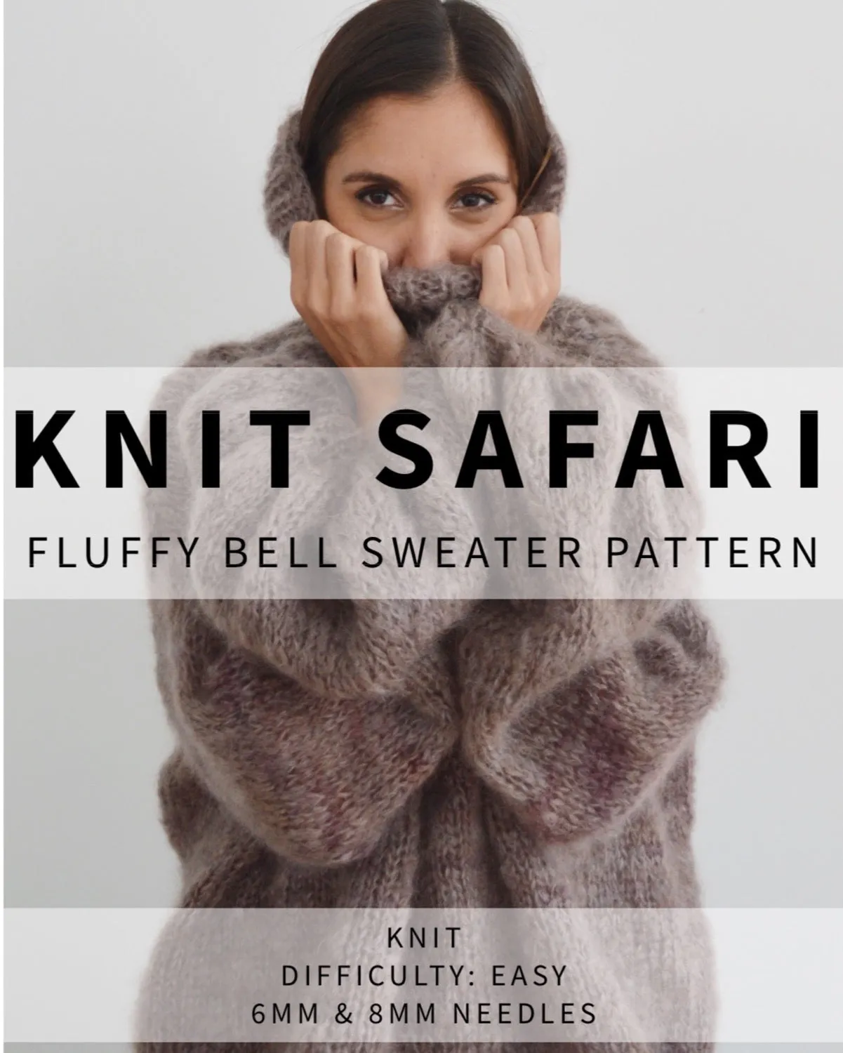 Fluffy Bell Sweater - Downloadable Knitting Pattern