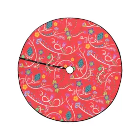 Fresh Fleur Fire Christmas Tree Skirt 47" x 47"