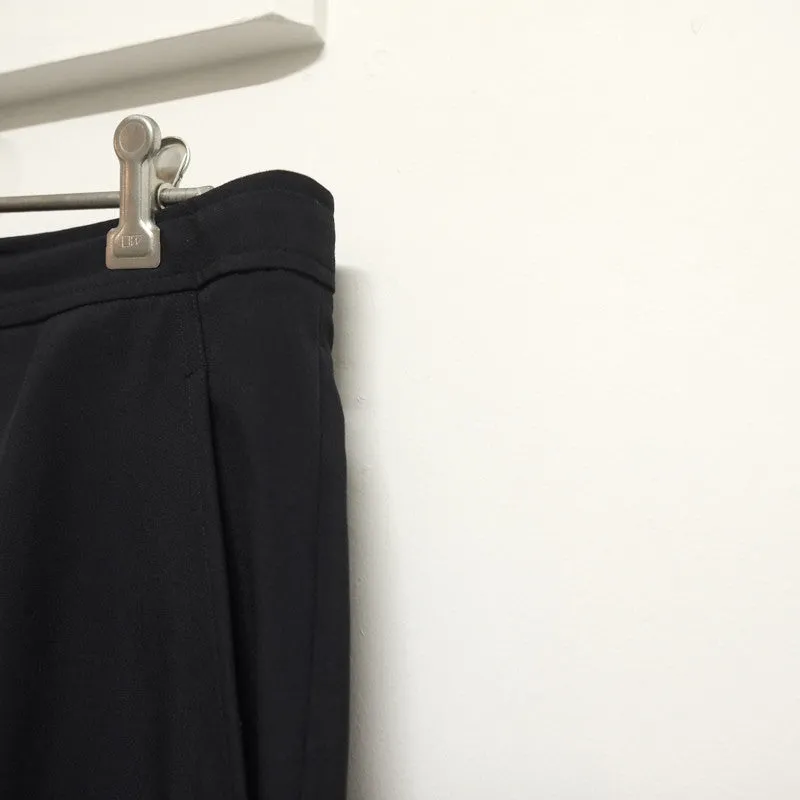 front button zip skirt
